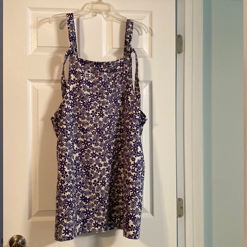 Lucy&Yak mini pini dress purple daisy pattern size 16 (UK20)